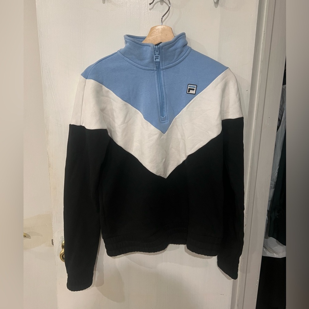 Fila Tri-Color Half-Zip Sweatshirt